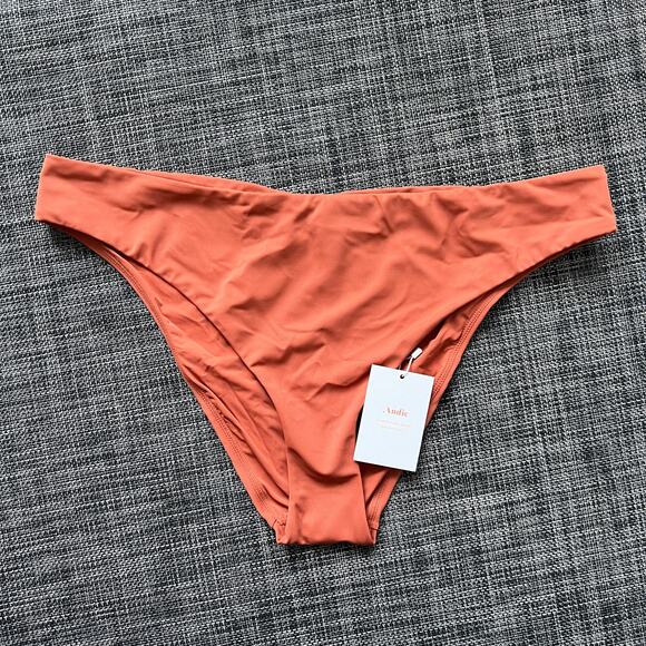 Andie Swim The Symi Bikini Bottom Extra Large XL Cedar - Picture 1 of 9